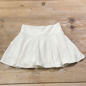 BUCKETLIST Cream Skater Skirt